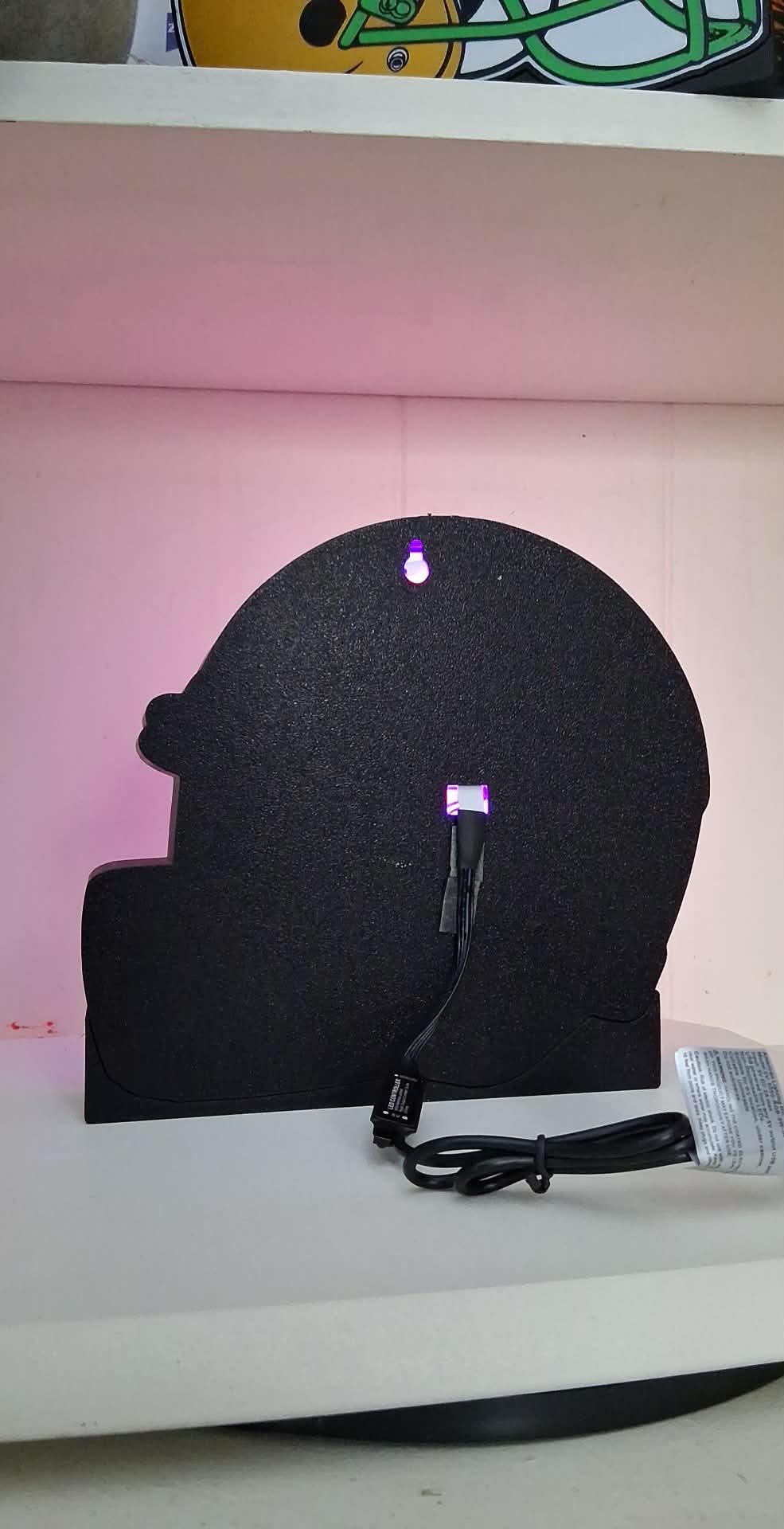 New Packer Helmet LED light box – custom 3D printed – Lit Layer Creations